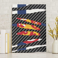 Finland Beast Canvas Wall Art Ripped Flag Graphic - Wonder Print Shop