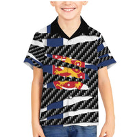 Finland Beast Family Matching Mermaid Dress and Hawaiian Shirt Ripped Flag Graphic - Wonder Print Shop