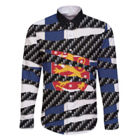 Finland Beast Family Matching Off The Shoulder Long Sleeve Dress and Hawaiian Shirt Ripped Flag Graphic - Wonder Print Shop