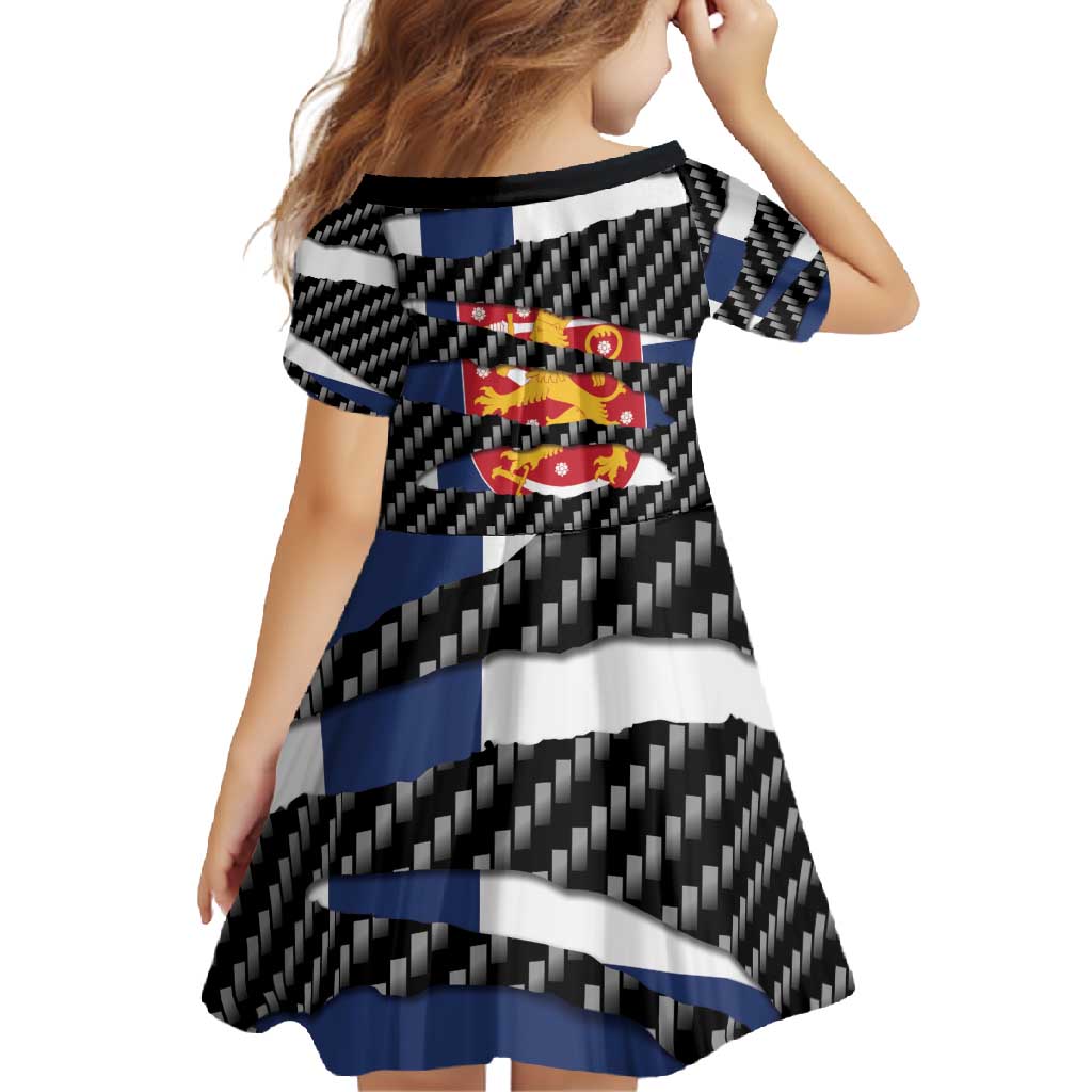 Finland Beast Family Matching Off Shoulder Maxi Dress and Hawaiian Shirt Ripped Flag Graphic - Wonder Print Shop