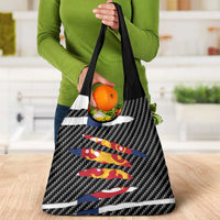 Finland Beast Grocery Bag Ripped Flag Graphic - Wonder Print Shop