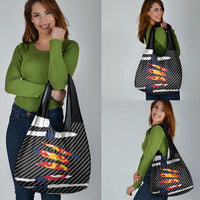 Finland Beast Grocery Bag Ripped Flag Graphic - Wonder Print Shop