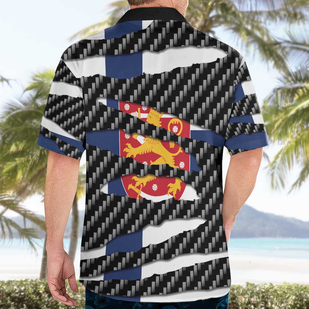 Finland Beast Hawaiian Shirt Ripped Flag Graphic - Wonder Print Shop