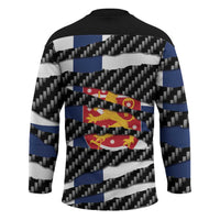 Finland Beast Hockey Jersey Ripped Flag Graphic - Wonder Print Shop