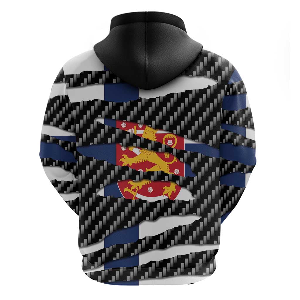Finland Beast Hoodie Ripped Flag Graphic - Wonder Print Shop