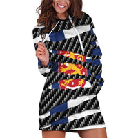 Finland Beast Hoodie Dress Ripped Flag Graphic - Wonder Print Shop