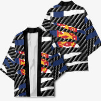 Finland Beast Kimono Ripped Flag Graphic - Wonder Print Shop