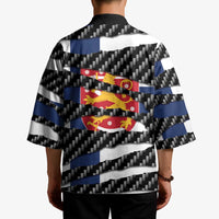 Finland Beast Kimono Ripped Flag Graphic - Wonder Print Shop