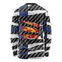 Finland Beast Long Sleeve Shirt Ripped Flag Graphic - Wonder Print Shop