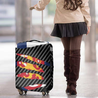 Finland Beast Luggage Cover Ripped Flag Graphic - Wonder Print Shop
