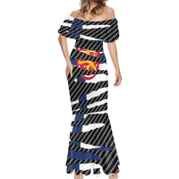 Finland Beast Mermaid Dress Ripped Flag Graphic - Wonder Print Shop