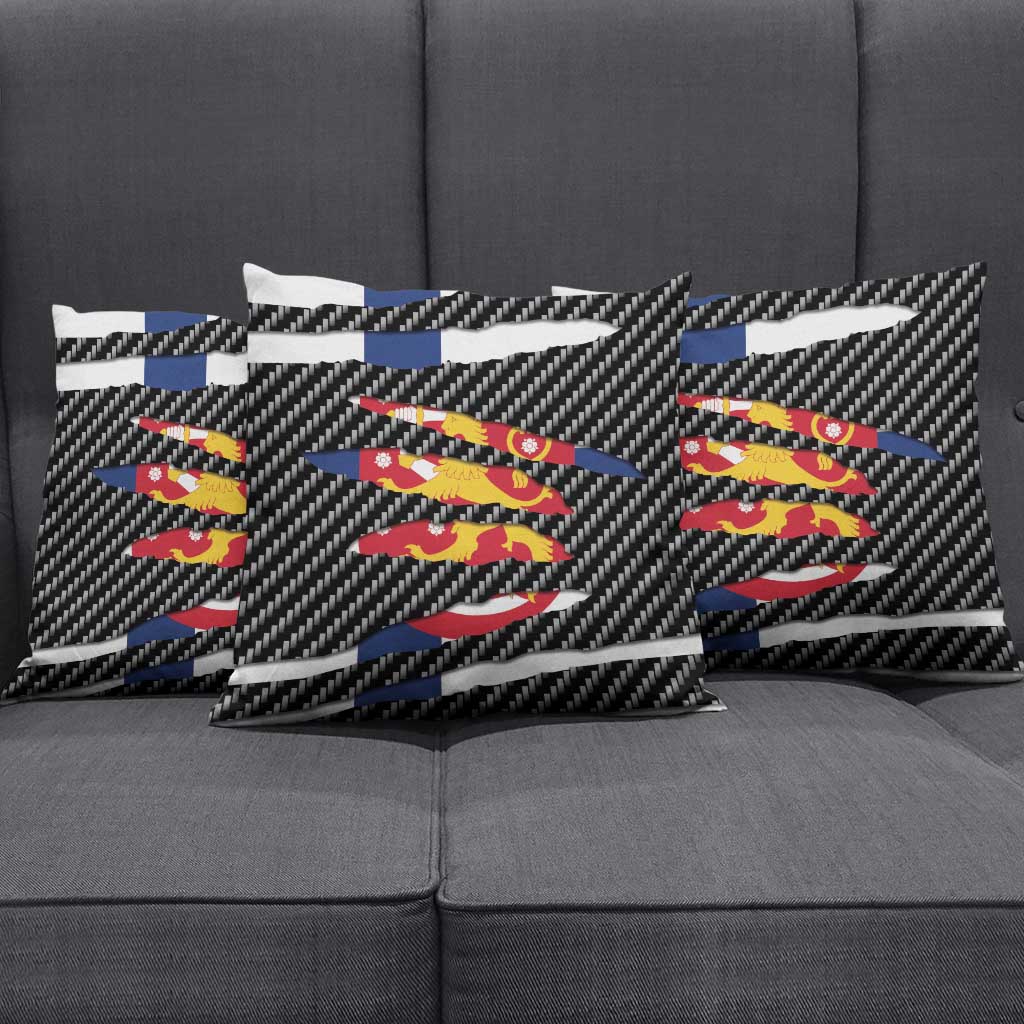 Finland Beast Pillow Cover Ripped Flag Graphic - Wonder Print Shop