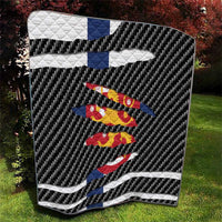 Finland Beast Quilt Ripped Flag Graphic - Wonder Print Shop