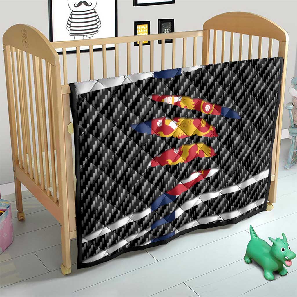 Finland Beast Quilt Ripped Flag Graphic - Wonder Print Shop