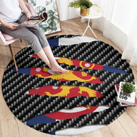 Finland Beast Round Carpet Ripped Flag Graphic - Wonder Print Shop