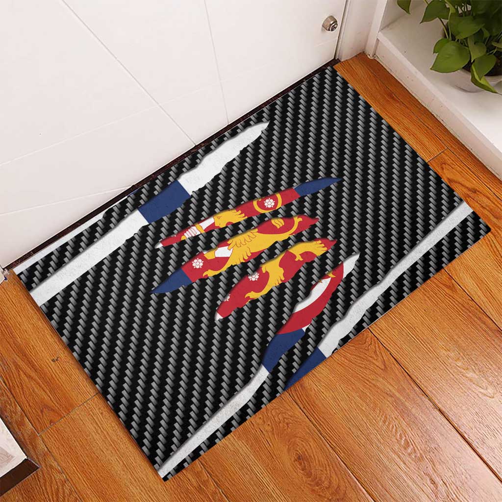 Finland Beast Rubber Doormat Ripped Flag Graphic - Wonder Print Shop