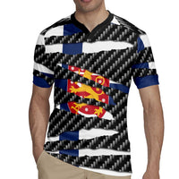 Finland Beast Rugby Jersey Ripped Flag Graphic - Wonder Print Shop