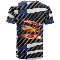 Finland Beast T Shirt Ripped Flag Graphic - Wonder Print Shop