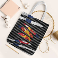 Finland Beast Tote Bag Ripped Flag Graphic - Wonder Print Shop