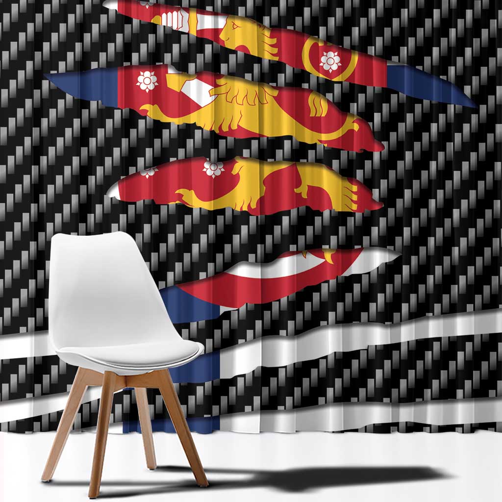 Finland Beast Window Curtain Ripped Flag Graphic - Wonder Print Shop