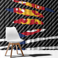 Finland Beast Window Curtain Ripped Flag Graphic - Wonder Print Shop