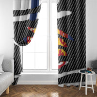 Finland Beast Window Curtain Ripped Flag Graphic - Wonder Print Shop