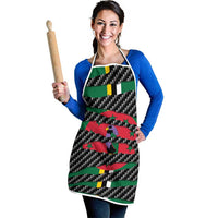 Dominica Beast Apron Ripped Flag Graphic - Wonder Print Shop