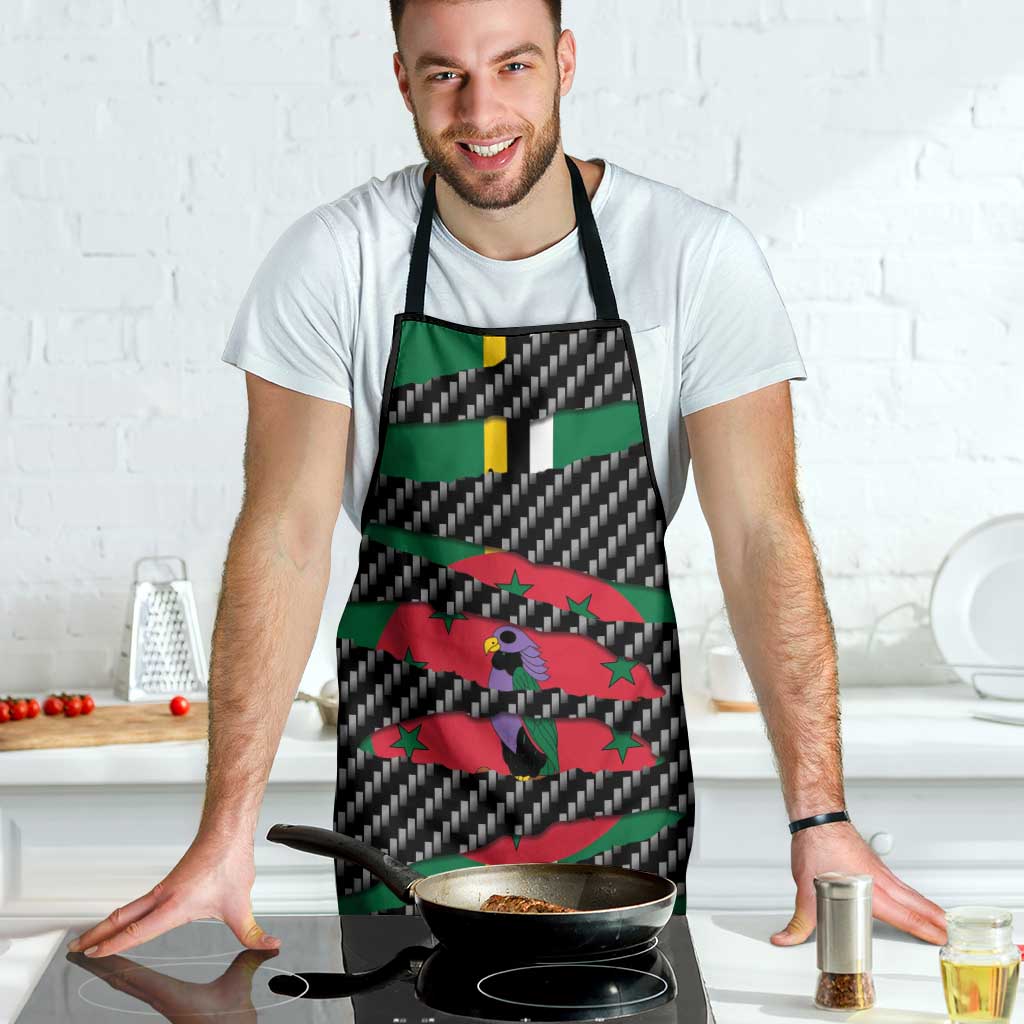 Dominica Beast Apron Ripped Flag Graphic - Wonder Print Shop