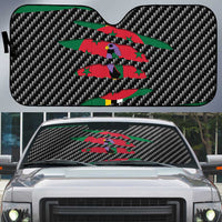 Dominica Beast Auto Sun Shade Ripped Flag Graphic - Wonder Print Shop
