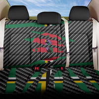 Dominica Beast Back Car Seat Cover Ripped Flag Graphic - Wonder Print Shop