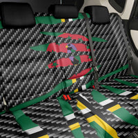 Dominica Beast Back Car Seat Cover Ripped Flag Graphic - Wonder Print Shop