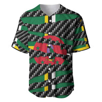Dominica Beast Baseball Jersey Ripped Flag Graphic - Wonder Print Shop