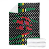 Dominica Beast Blanket Ripped Flag Graphic - Wonder Print Shop