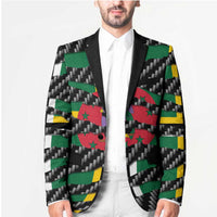 Dominica Beast Blazer Ripped Flag Graphic - Wonder Print Shop