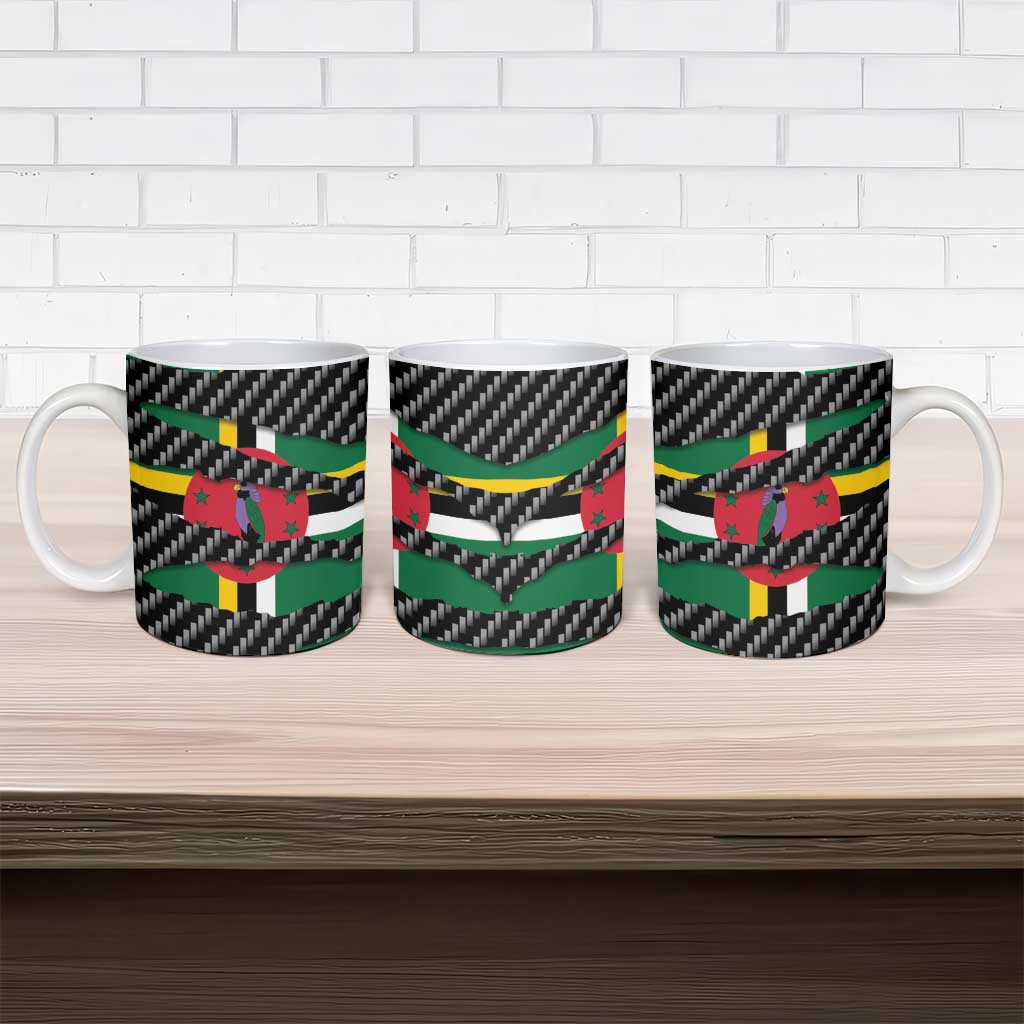 Dominica Beast Ceramic Mug Ripped Flag Graphic - Wonder Print Shop