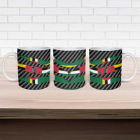 Dominica Beast Ceramic Mug Ripped Flag Graphic - Wonder Print Shop