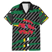 Dominica Beast Family Matching Mermaid Dress and Hawaiian Shirt Ripped Flag Graphic - Wonder Print Shop