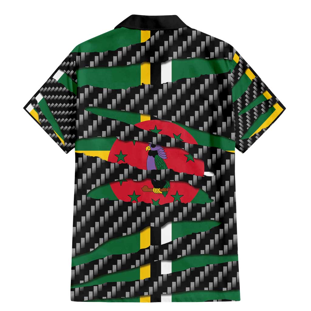 Dominica Beast Family Matching Mermaid Dress and Hawaiian Shirt Ripped Flag Graphic - Wonder Print Shop