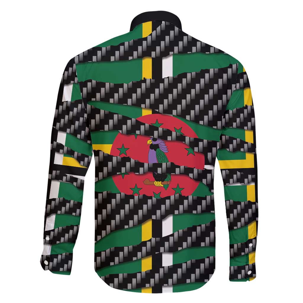 Dominica Beast Family Matching Short Sleeve Bodycon Dress and Hawaiian Shirt Ripped Flag Graphic - Wonder Print Shop