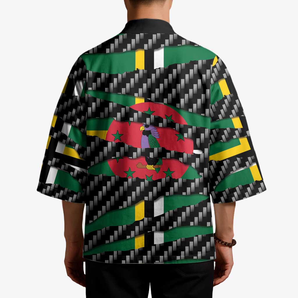 Dominica Beast Kimono Ripped Flag Graphic - Wonder Print Shop