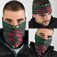 Dominica Beast Neck Gaiter Ripped Flag Graphic - Wonder Print Shop