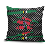 Dominica Beast Pillow Cover Ripped Flag Graphic - Wonder Print Shop