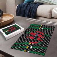 Dominica Beast Puzzle Ripped Flag Graphic - Wonder Print Shop