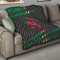 Dominica Beast Quilt Ripped Flag Graphic - Wonder Print Shop