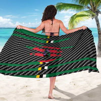 Dominica Beast Sarong Ripped Flag Graphic - Wonder Print Shop