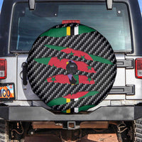 Dominica Beast Spare Tire Cover Ripped Flag Graphic - Wonder Print Shop