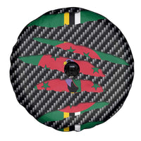 Dominica Beast Spare Tire Cover Ripped Flag Graphic - Wonder Print Shop