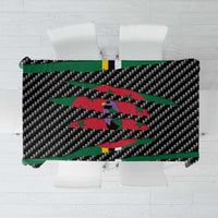 Dominica Beast Tablecloth Ripped Flag Graphic - Wonder Print Shop
