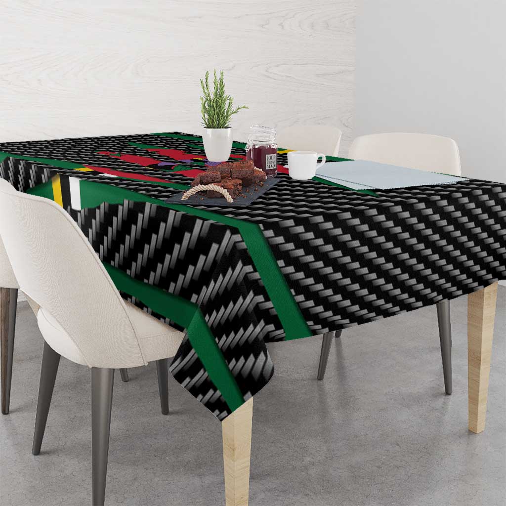 Dominica Beast Tablecloth Ripped Flag Graphic - Wonder Print Shop