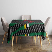 Dominica Beast Tablecloth Ripped Flag Graphic - Wonder Print Shop